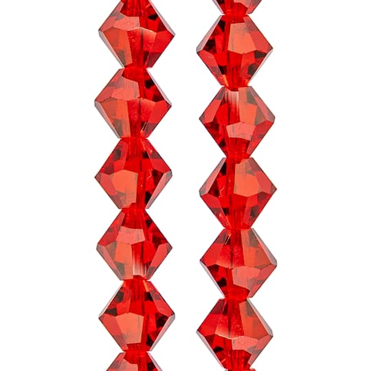 12 Pack: Preciosa Glass Crystal Bicone Beads, 6mm by Bead Landing&#x2122;
